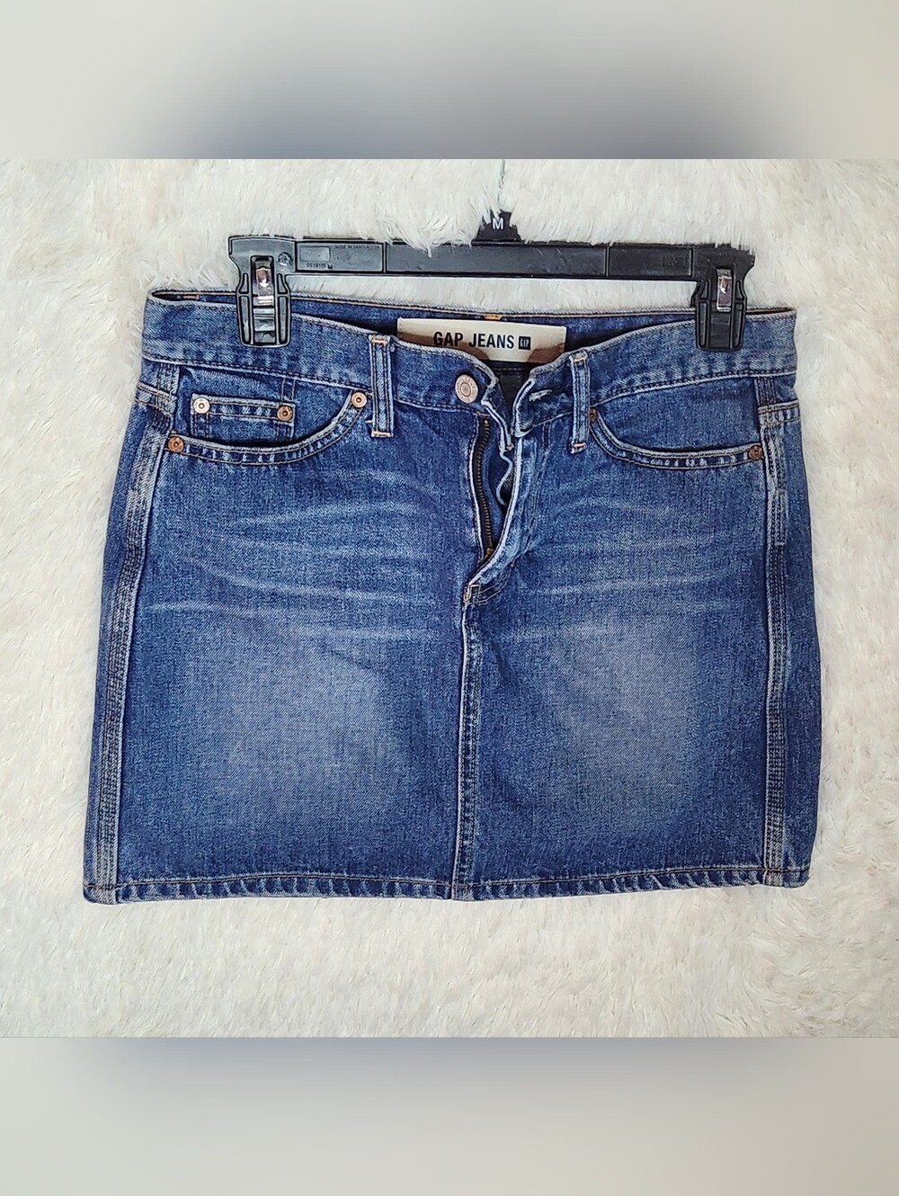 GAP Blue Denim Mini Skirt Size 4 EUC